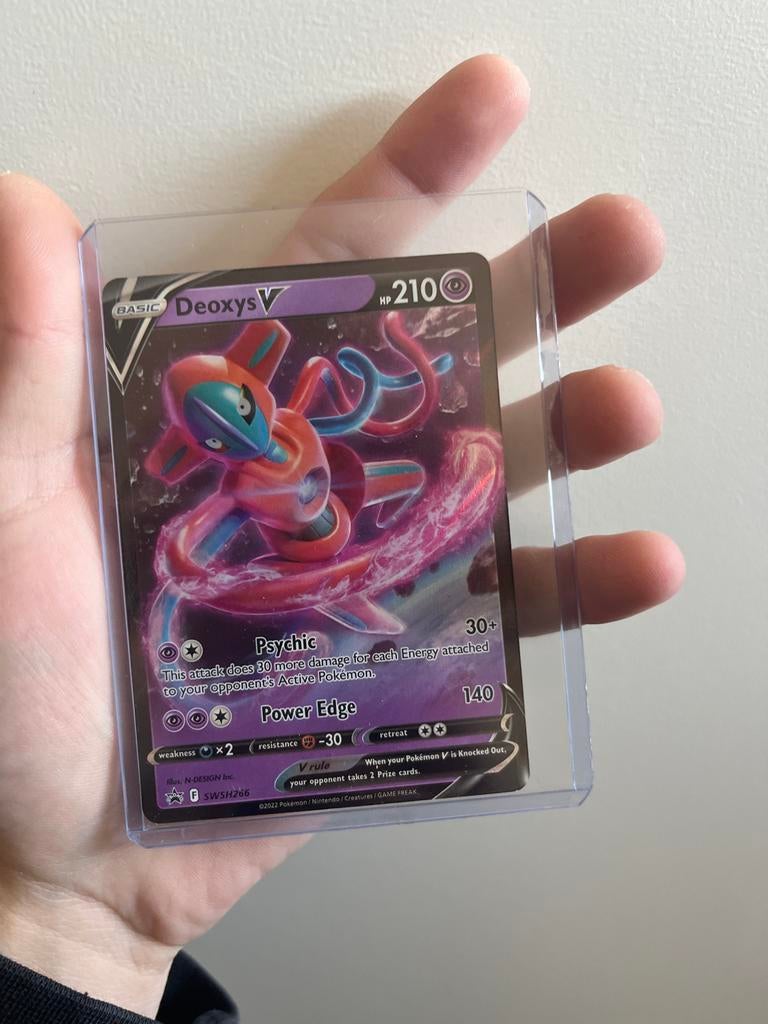 Deoxys V Pokémon Kaart - SWSH266, Ophalen of Verzenden, Zo goed als nieuw, Losse kaart