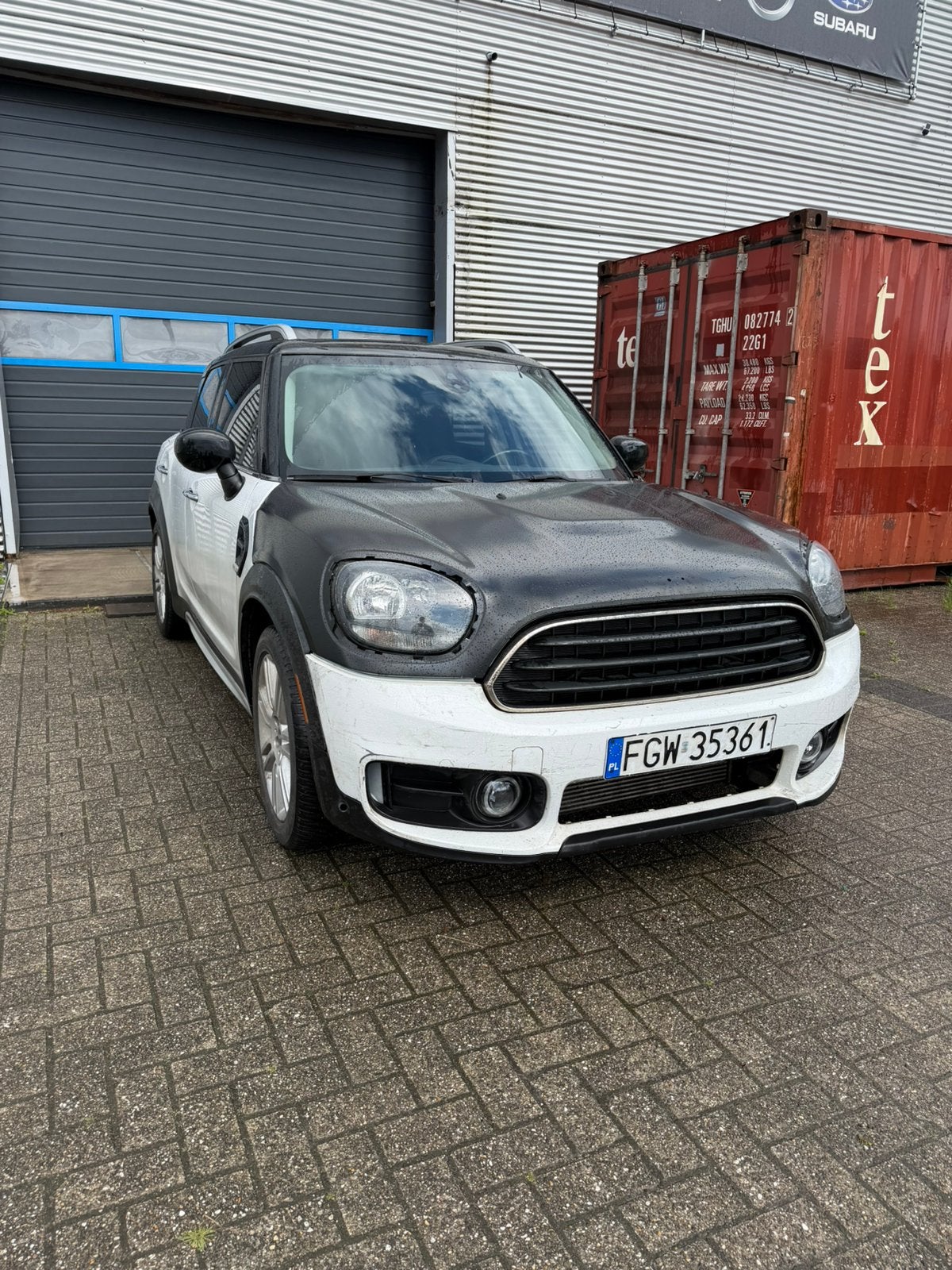 Mini Countryman 1.5 uit 2020, 136 pk, Zwart, Leder en Stof, Wit