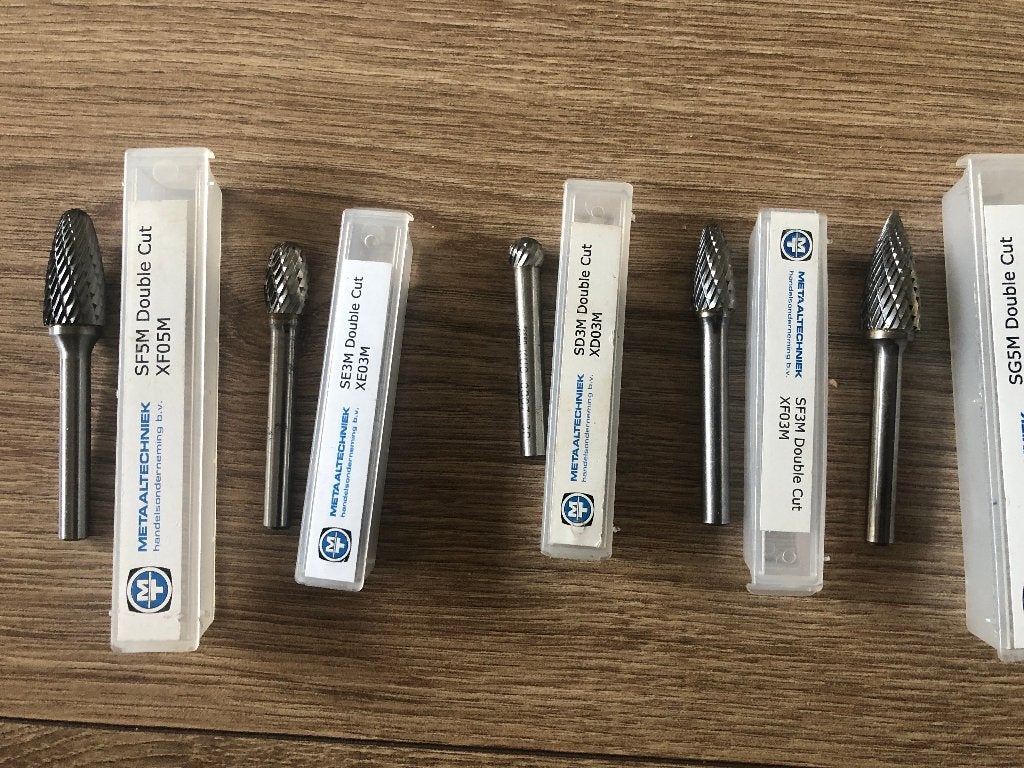 Stiftfrezen hardmetaal voor Staal, RVS, frezen, Ophalen of Verzenden, Nieuw, Elektrisch, Bovenfrees