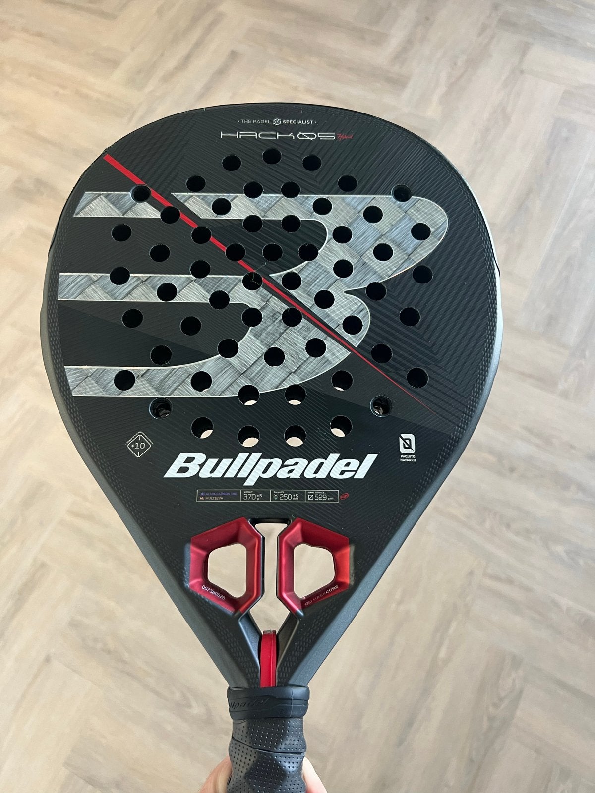 Bullpadel Hack 05 Hybrid 2027 Padel Racket, Sport en Fitness, Ophalen of Verzenden, Zo goed als nieuw, Racket, Overige merken