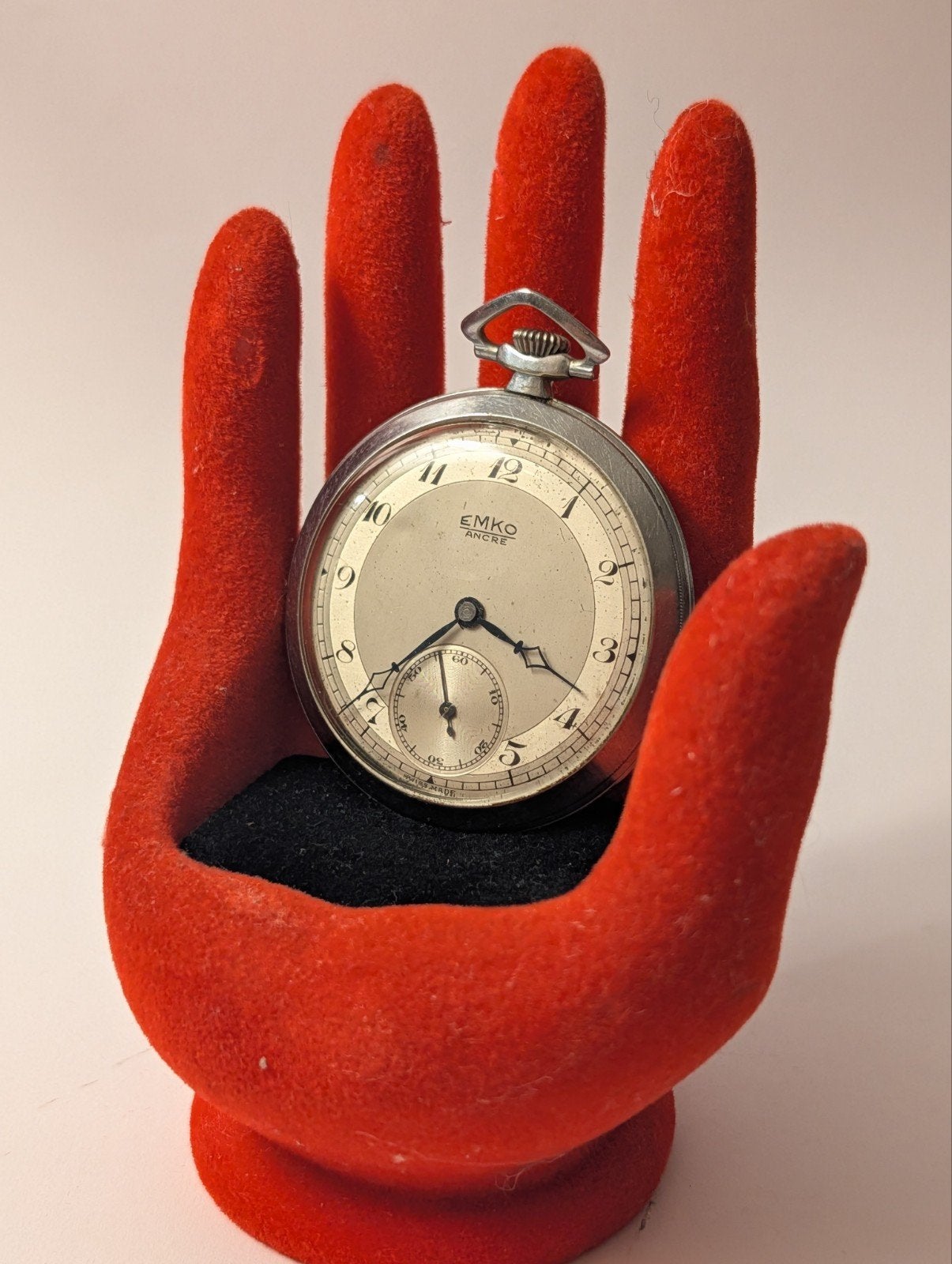 Vintage EMKO Ancre Zakhorloge - Werkt, Overige merken, Zakhorloge, Staal, 1930 tot 1960