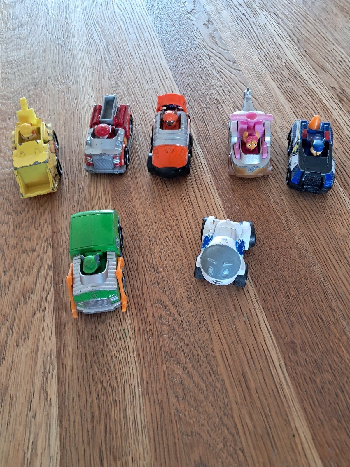 Paw Patrol voertuigen set - 7 stuks, Ophalen, Gebruikt
