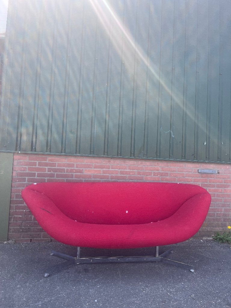 Fauteuil stoel chaise longue Artifort Rohe jaren 60 retro, Ophalen, Gebruikt, Metaal, Eén