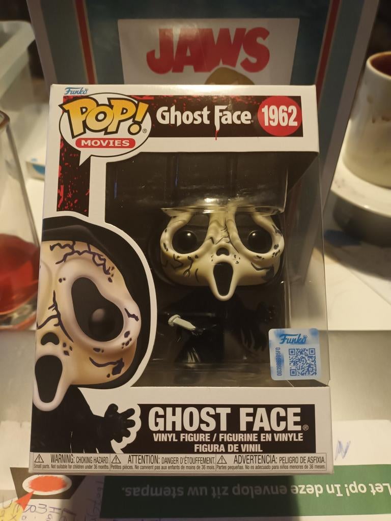 Funko Pop! Ghost Face 1962 - Scream Horror Figuur, Verzamelen, Poppetjes en Figuurtjes, Ophalen of Verzenden, Nieuw
