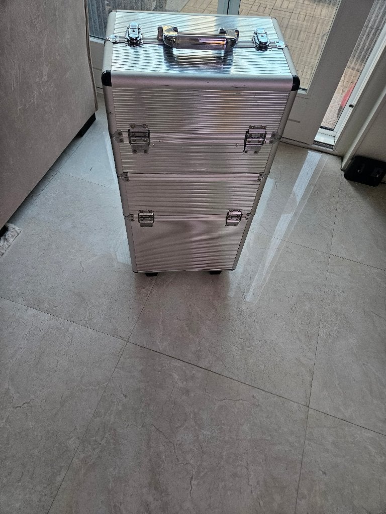 Beautykoffer, Ophalen, Gebruikt, Grijs, Hardcase