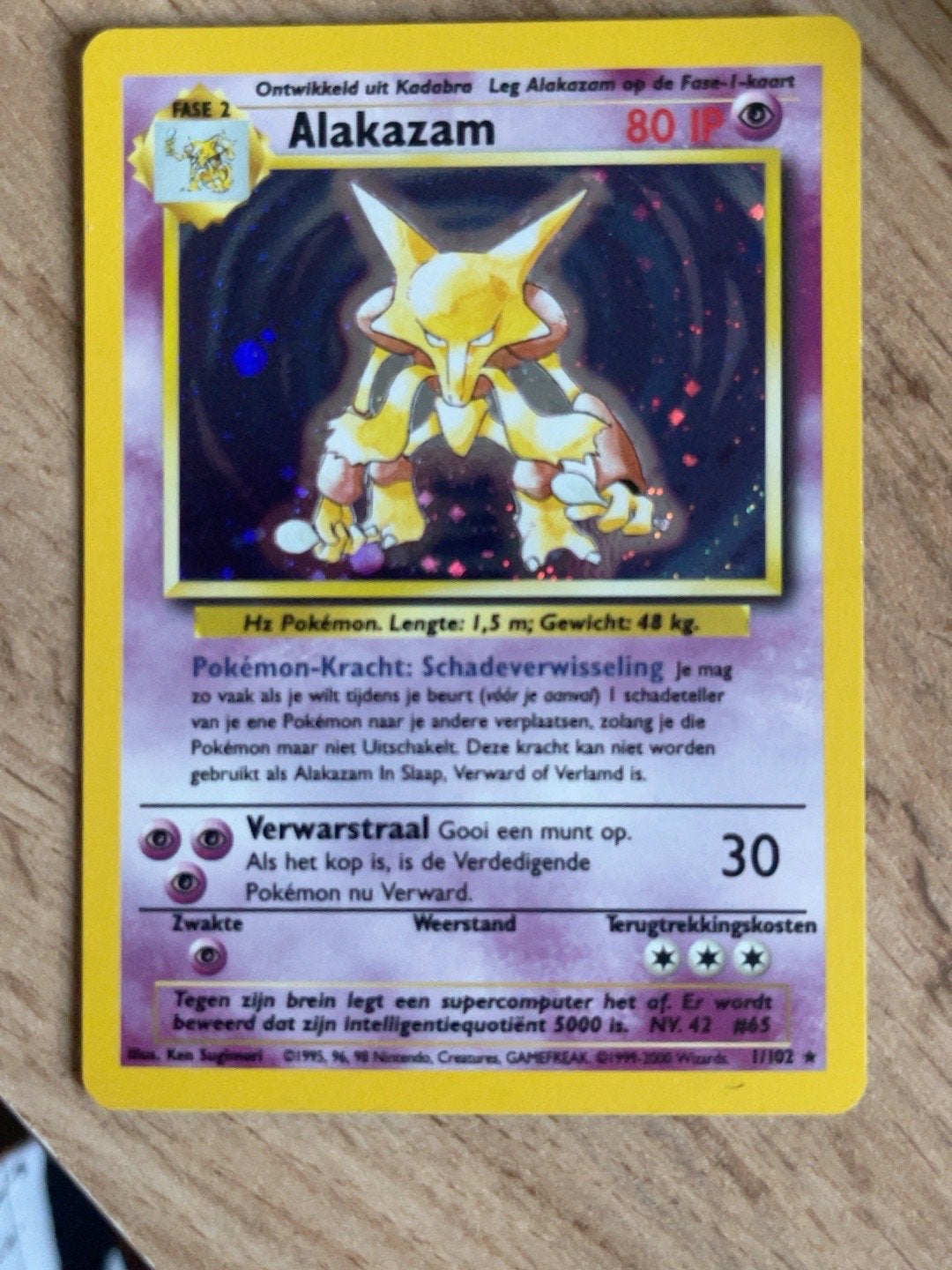 Pokémon Base Set 1999 – 98/102 – NL & ENG – Holo’s + 1st Ed, Ophalen of Verzenden, Gebruikt, Meerdere kaarten