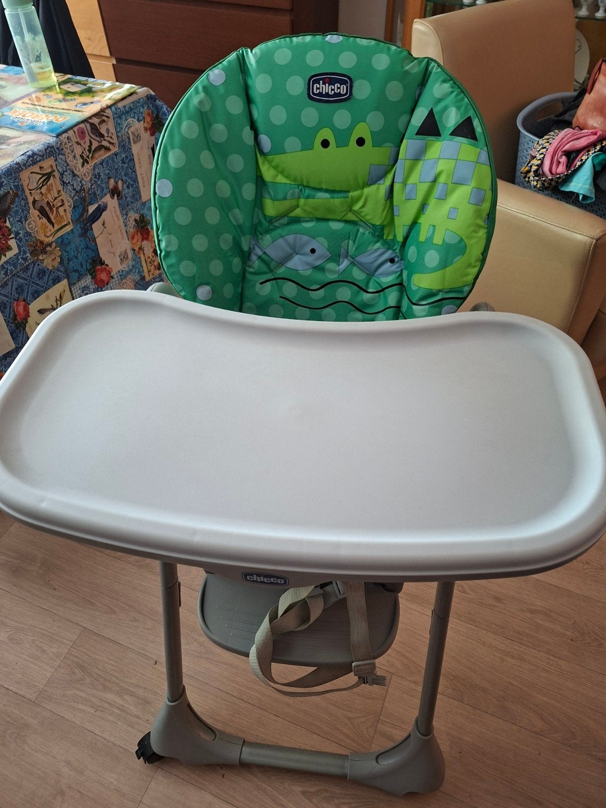 Chicco kinderstoel met ligstand gebruikt, Ophalen, Gebruikt, Inklapstoel