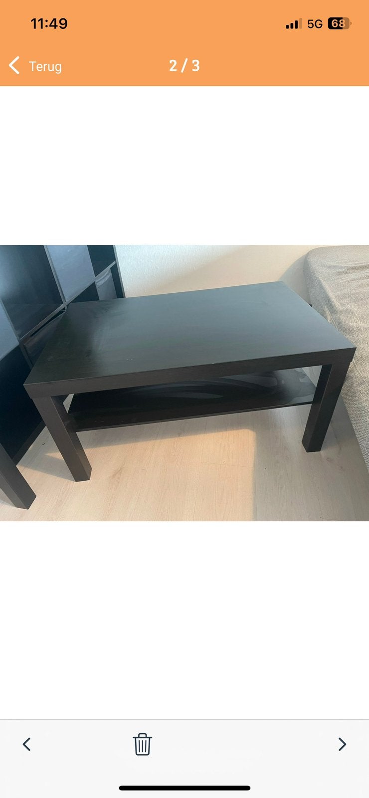 Ikea salon tafel, Huis en Inrichting, Tafels | Salontafels, Ophalen, Zo goed als nieuw