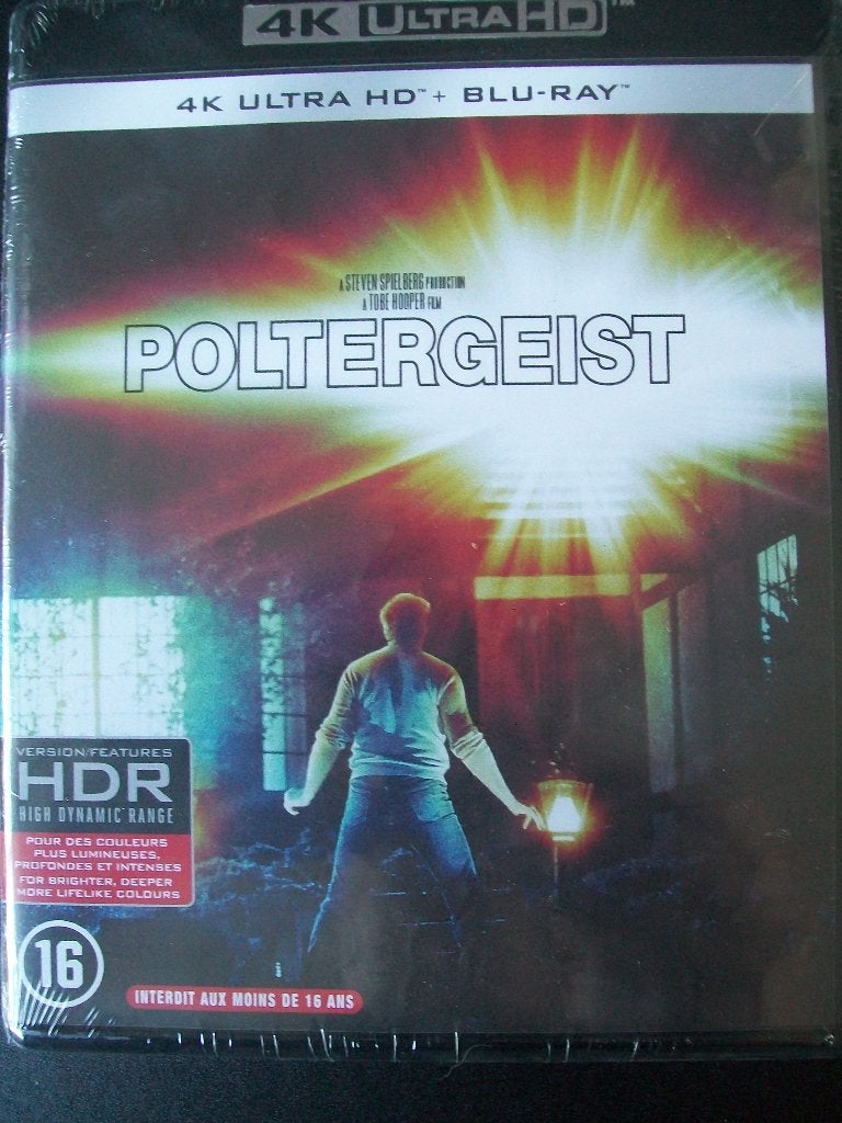  Blu-ray 4K Ultra HD POLTERGEIST (1982) 2-disc nog in seal , Cd's en Dvd's, Horror, Engels, Vanaf 16 jaar, Verzenden