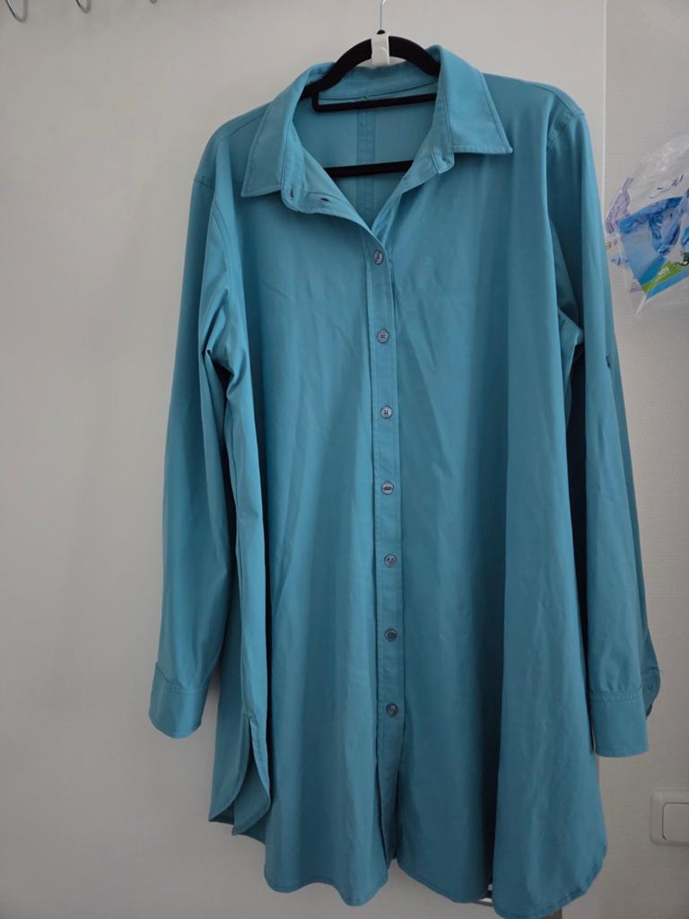 Mooie blouse van Plus Basics in maat 50., Ophalen of Verzenden, Zo goed als nieuw, Maat 46/48 (XL) of groter