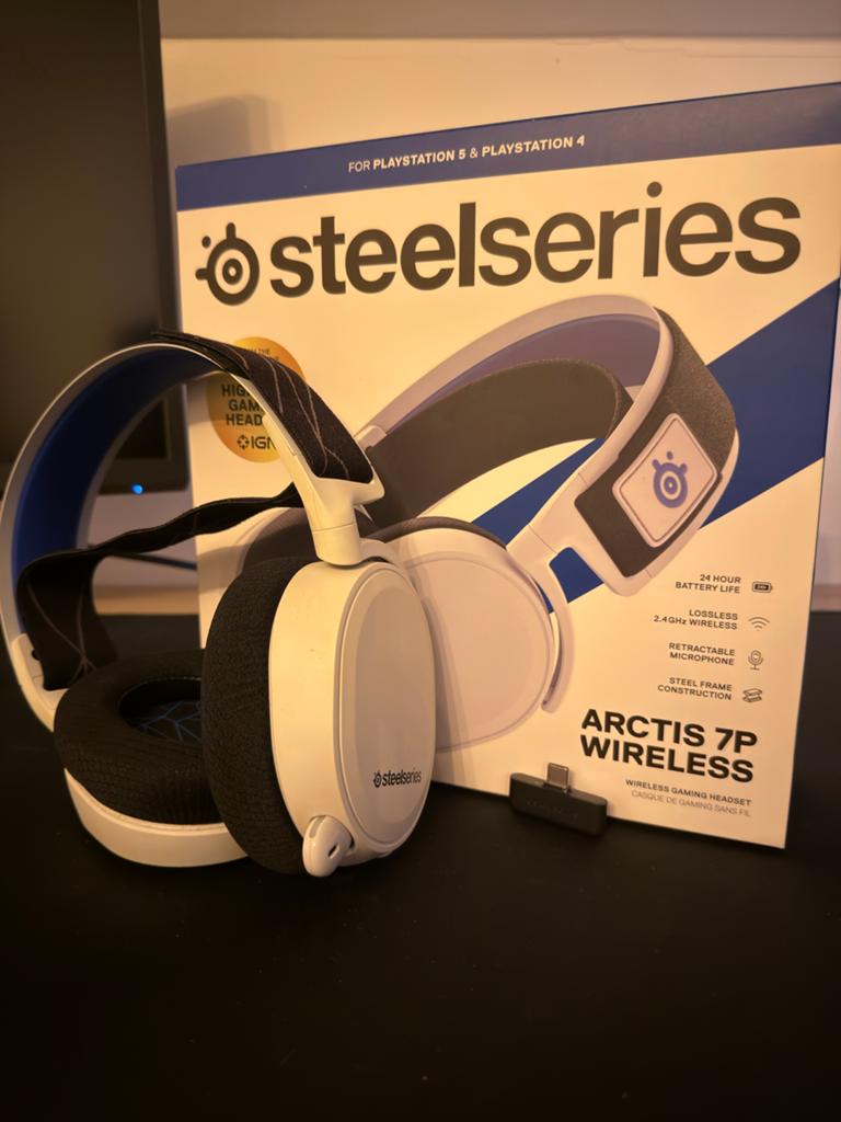 SteelSeries Arctis 7P Headset PS4/PS5/PC, Ophalen of Verzenden, Zo goed als nieuw, PlayStation, Headset