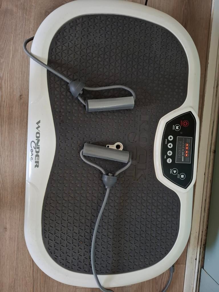 Powerplate Wonder Core met krukje voor extra oefeningen, Sport en Fitness, Fitnessapparatuur, Ophalen, Kunststof, Trilplaat, Buik