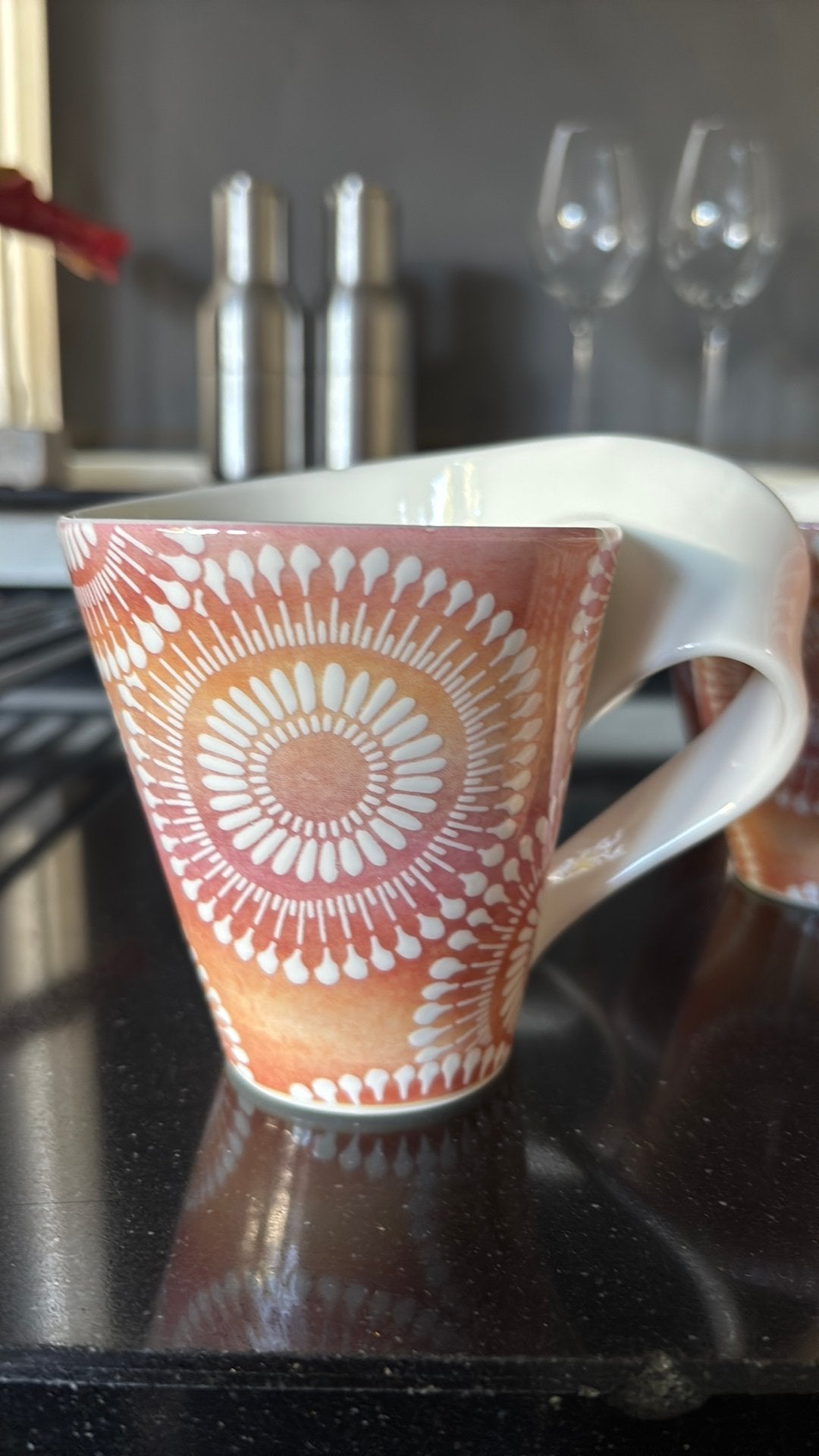 Mokken met kleurrijk patroon - Set van 6 en set van 3, Ophalen, Keramiek, Villeroy & Boch, Nieuw