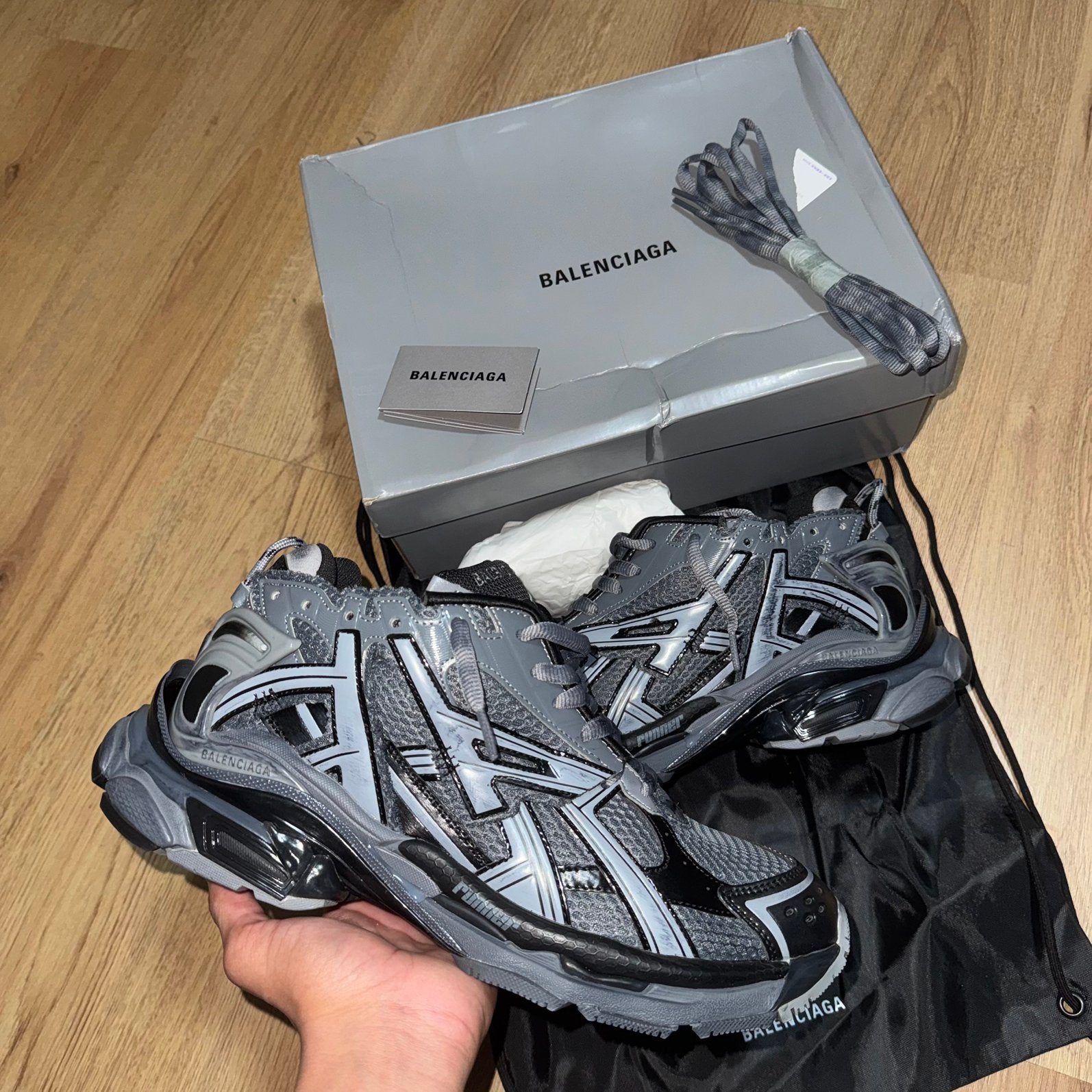 Balenciaga runner | Dark grey, Ophalen of Verzenden, Nieuw, Overige typen