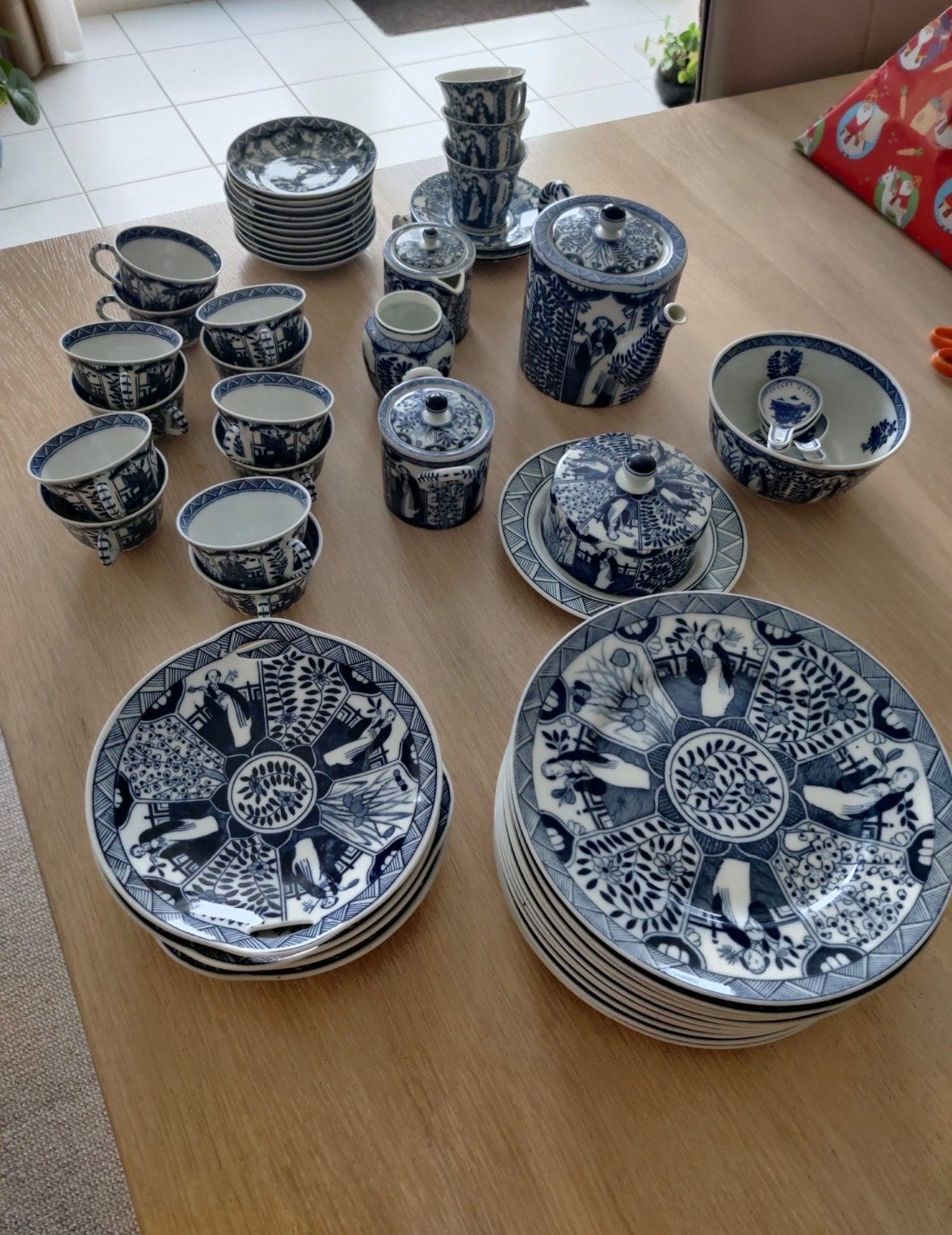 Prachtig lange lijs Servies Mosa Maastricht, Ophalen of Verzenden