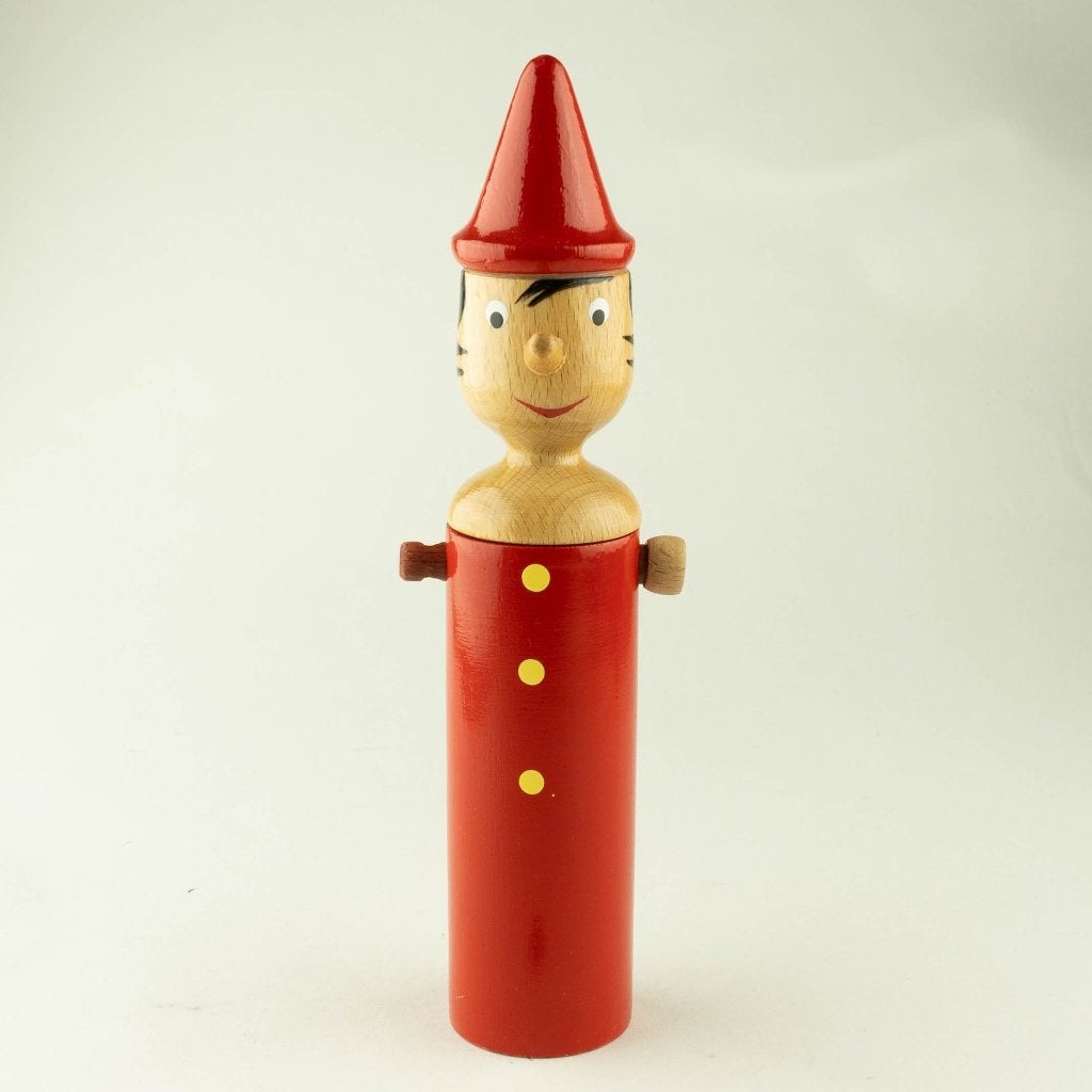 Pinokkio spaarpot hout, italy, Strip- of Tekenfilmfiguur, Ophalen of Verzenden, Zo goed als nieuw, Nvt