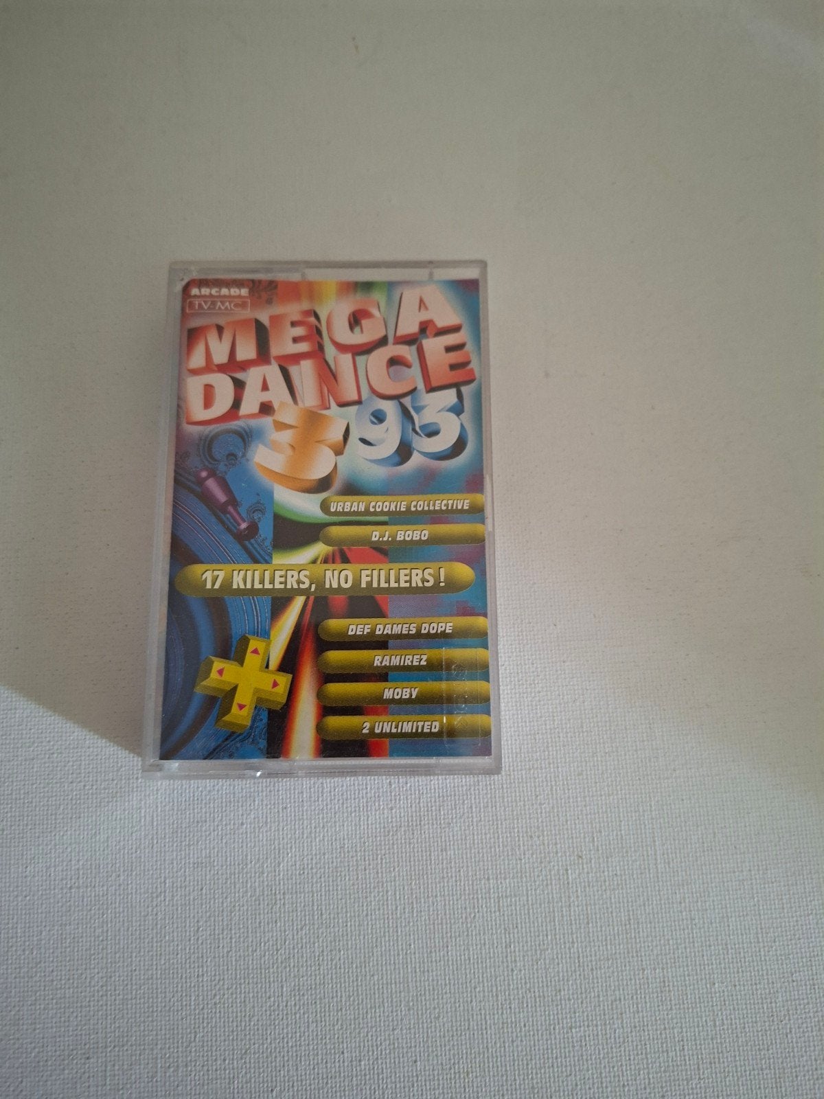 Mega Dance 93 Cassette - Urban Cookie Collective, DJ Bobo, Cd's en Dvd's, Cassettebandjes, Gebruikt, 1 bandje, Dance, Ophalen of Verzenden