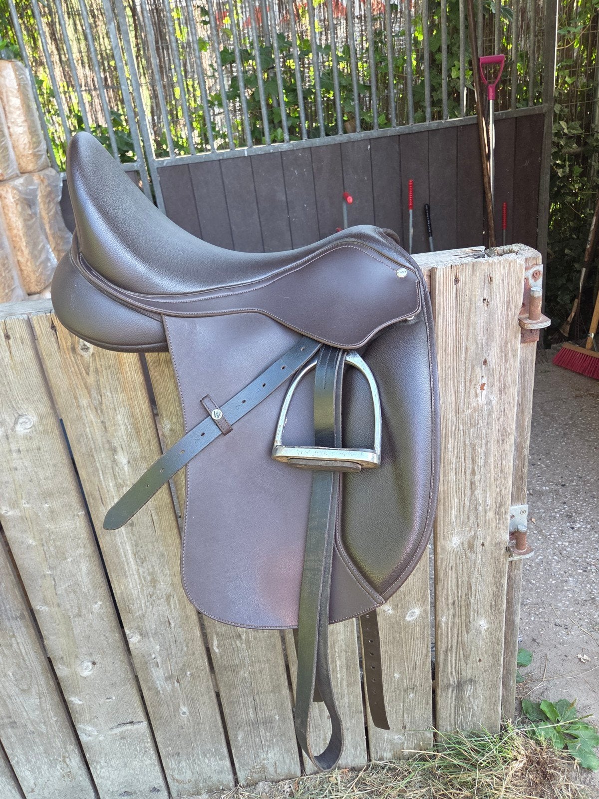 Wintec bruin dressuur zadel 500 hart 18 inch, Dieren en Toebehoren, Paarden en Pony's | Zadels, Ophalen of Verzenden, Dressuur