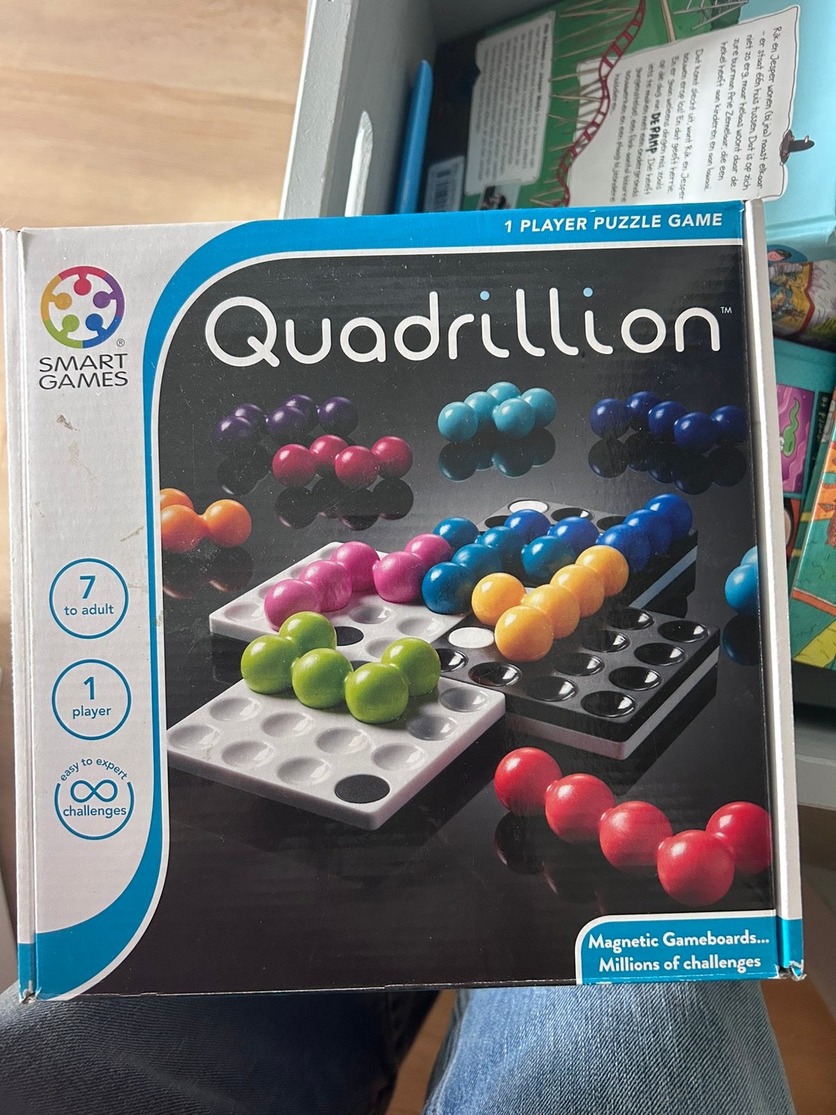 Quadrillion spel smartgame, Ophalen of Verzenden, Minder dan 500 stukjes, Zo goed als nieuw, Overige typen