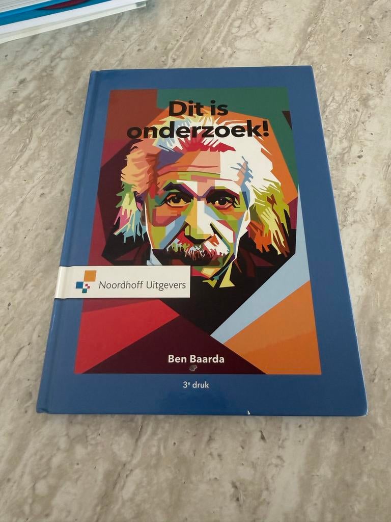 Dit is onderzoek! - Ben Baarda (3e druk), Boeken, Ophalen of Verzenden, Zo goed als nieuw