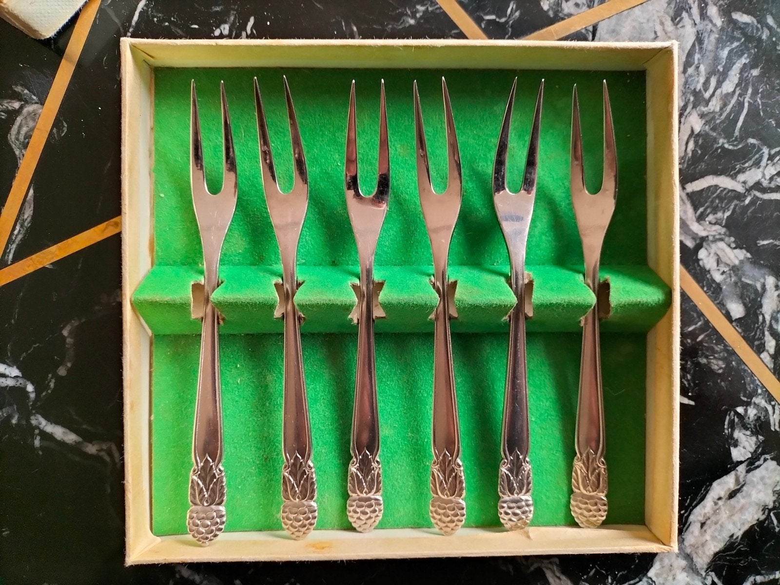 Gero  Zilmeta cocktail vorkjes Braam 12 cm, Ophalen of Verzenden