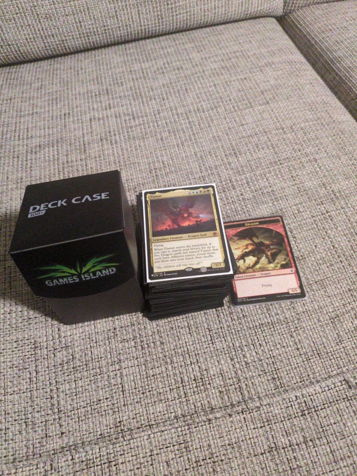 Mtg Dragon Commander Deck, Ophalen of Verzenden, Zo goed als nieuw, Speeldeck