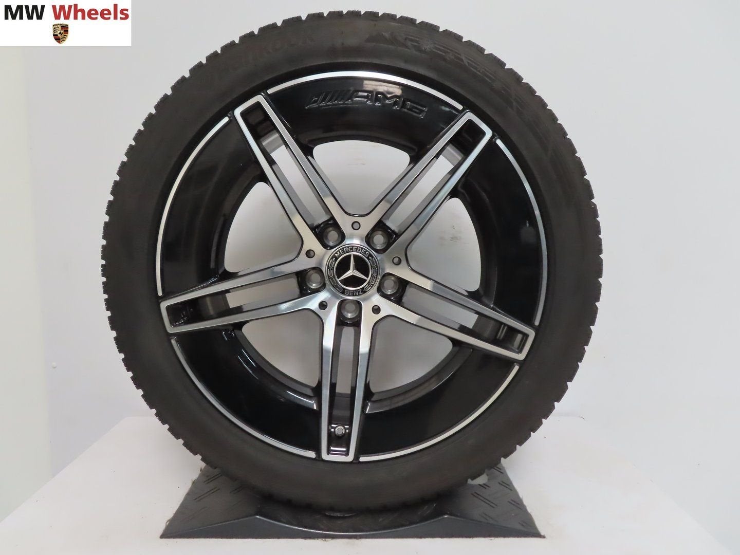 Mercedes E klasse W214 AMG 19 inch velgen met winterbanden, 19 inch, Gebruikt, -, -