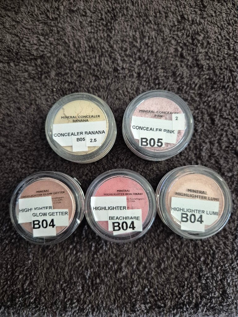 L'OYE highlighters,concealer banana,concealer pink NIEUW, Ophalen, Nieuw, Beige, Gehele gezicht