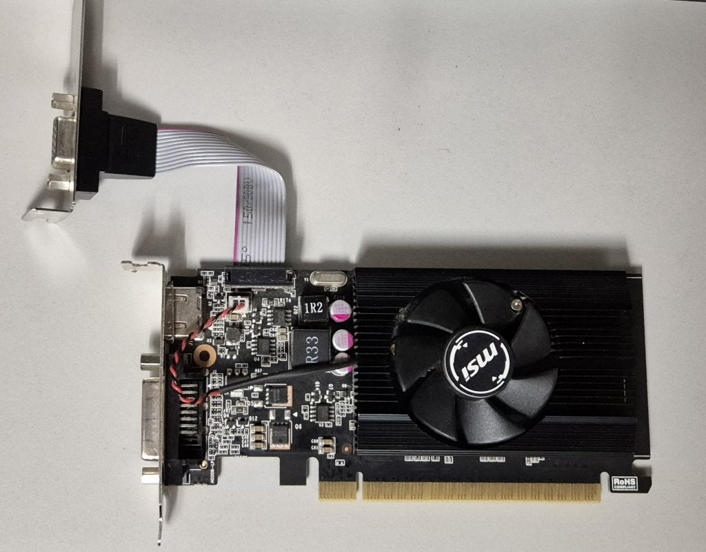MSI Geforce gt 710 2gd3 lp, Computers en Software, Videokaarten, Ophalen of Verzenden, Gebruikt, Overige soorten, HDMI