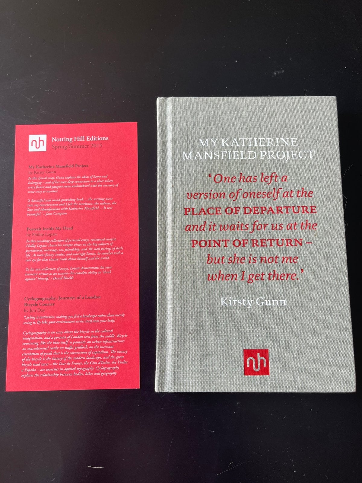 Kirsty Gunn - My Katherine Mansfield Project, Ophalen of Verzenden, Zo goed als nieuw