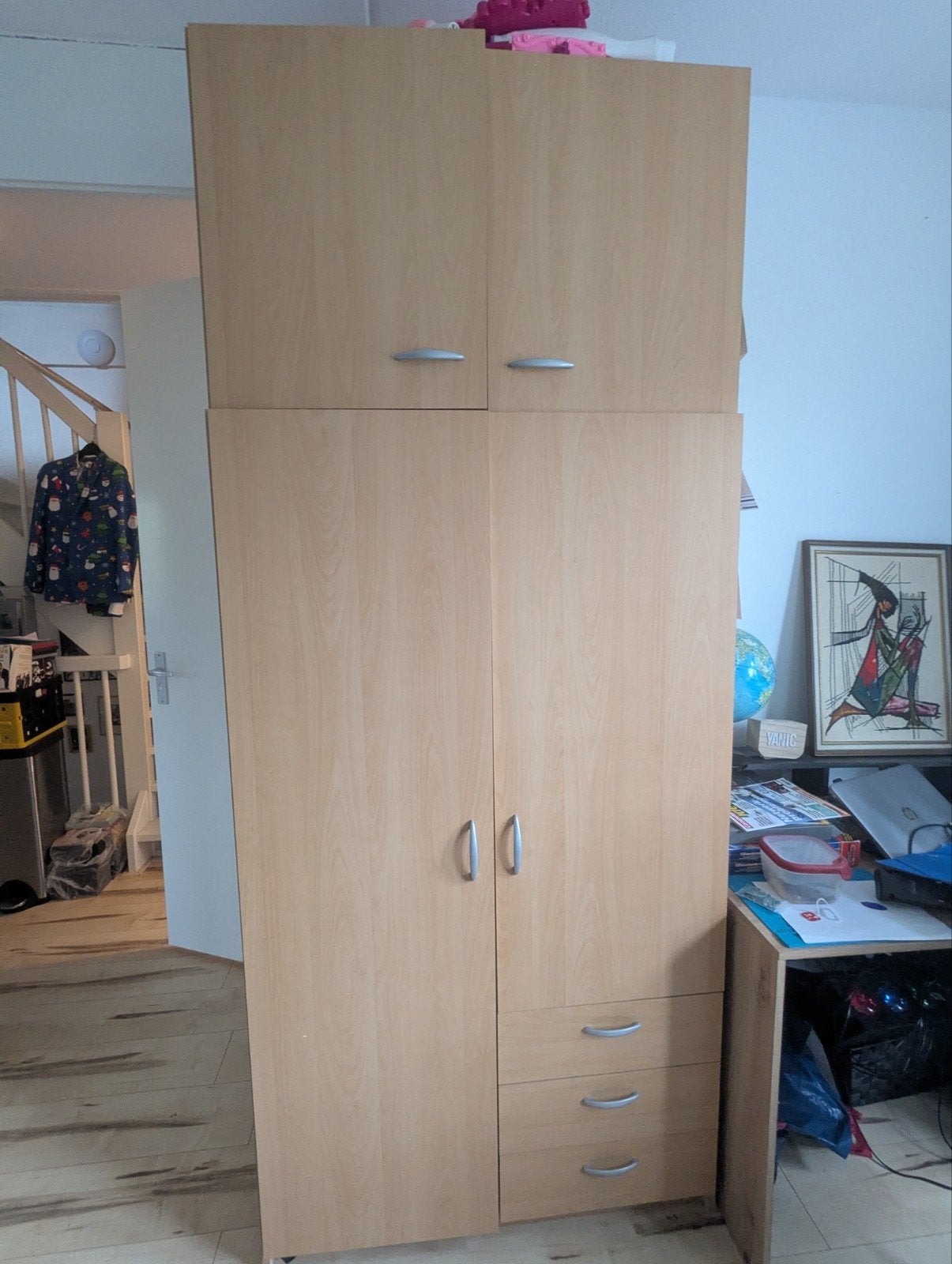 Kast met boven kast gratis af te halen, Ophalen, Gebruikt, 25 tot 50 cm, Minder dan 100 cm