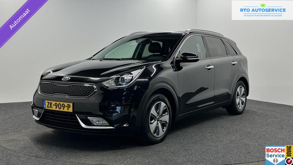 Kia Niro 1.6 GDi Hybrid ExecutiveLine CAMERA NAVI ECC TREKHA, Gebruikt, Met garantie (alle), Leder en Stof, Origineel Nederlands