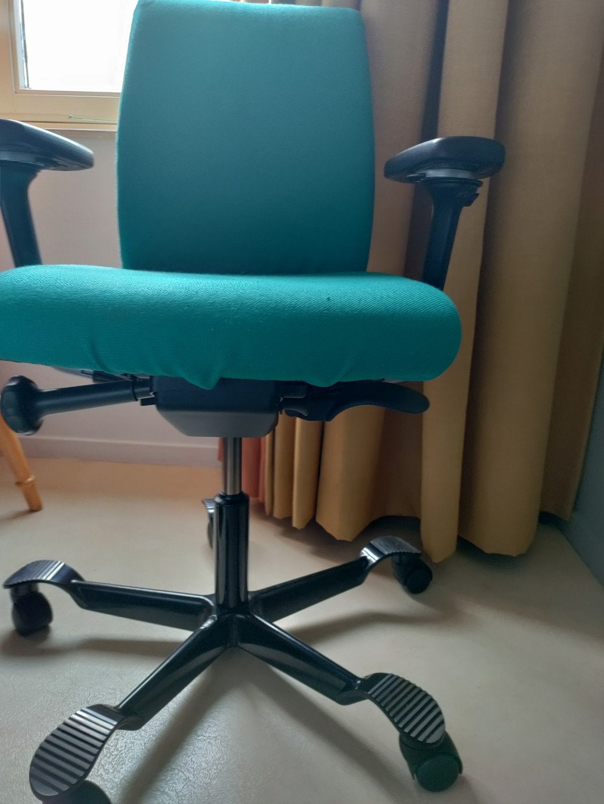 bureau stoel, Ophalen, Zwart