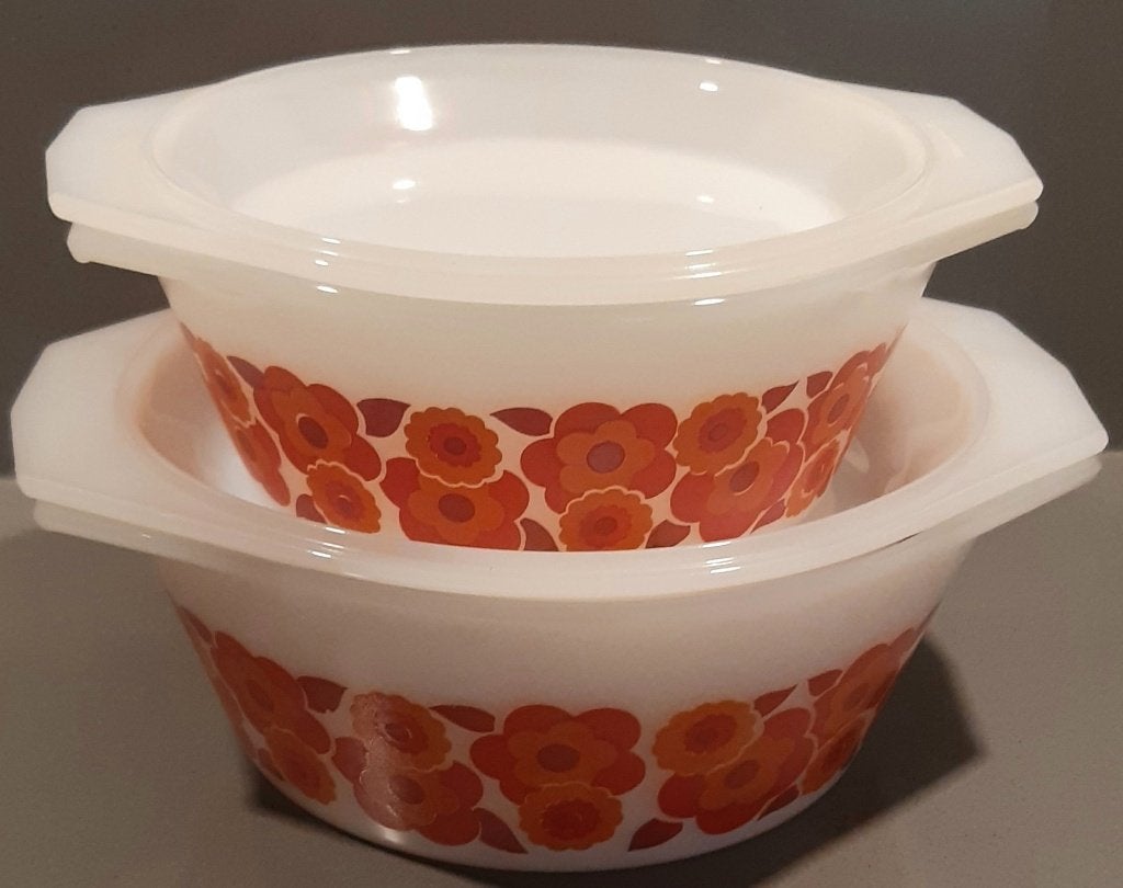Schalen retro Acropal Pyrex, Ophalen, Overige materialen, Overige stijlen, Schaal of Schalen
