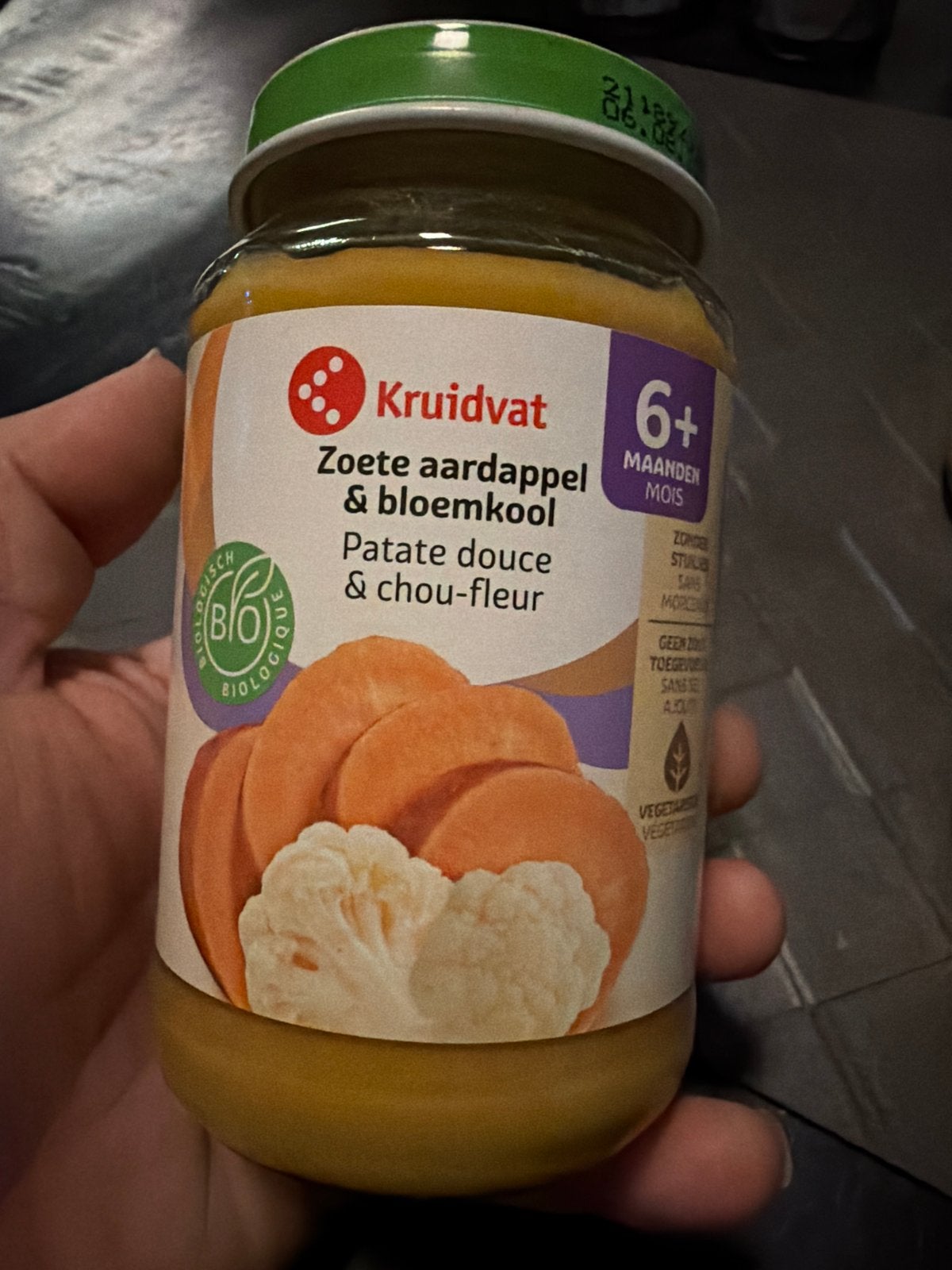 Kruidvat Biologische Babyvoeding Zoete Aardappel & Bloemkool, Ophalen, Nieuw, Overige typen, Overige merken
