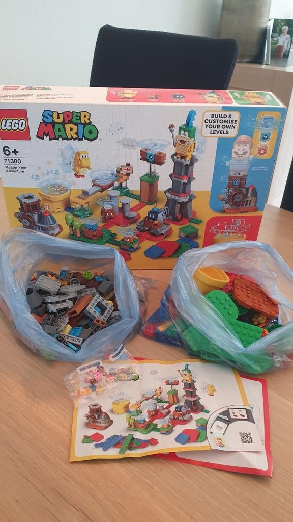 LEGO Super Mario 71380 Maker Set Uitbreiding Compleet, Ophalen of Verzenden