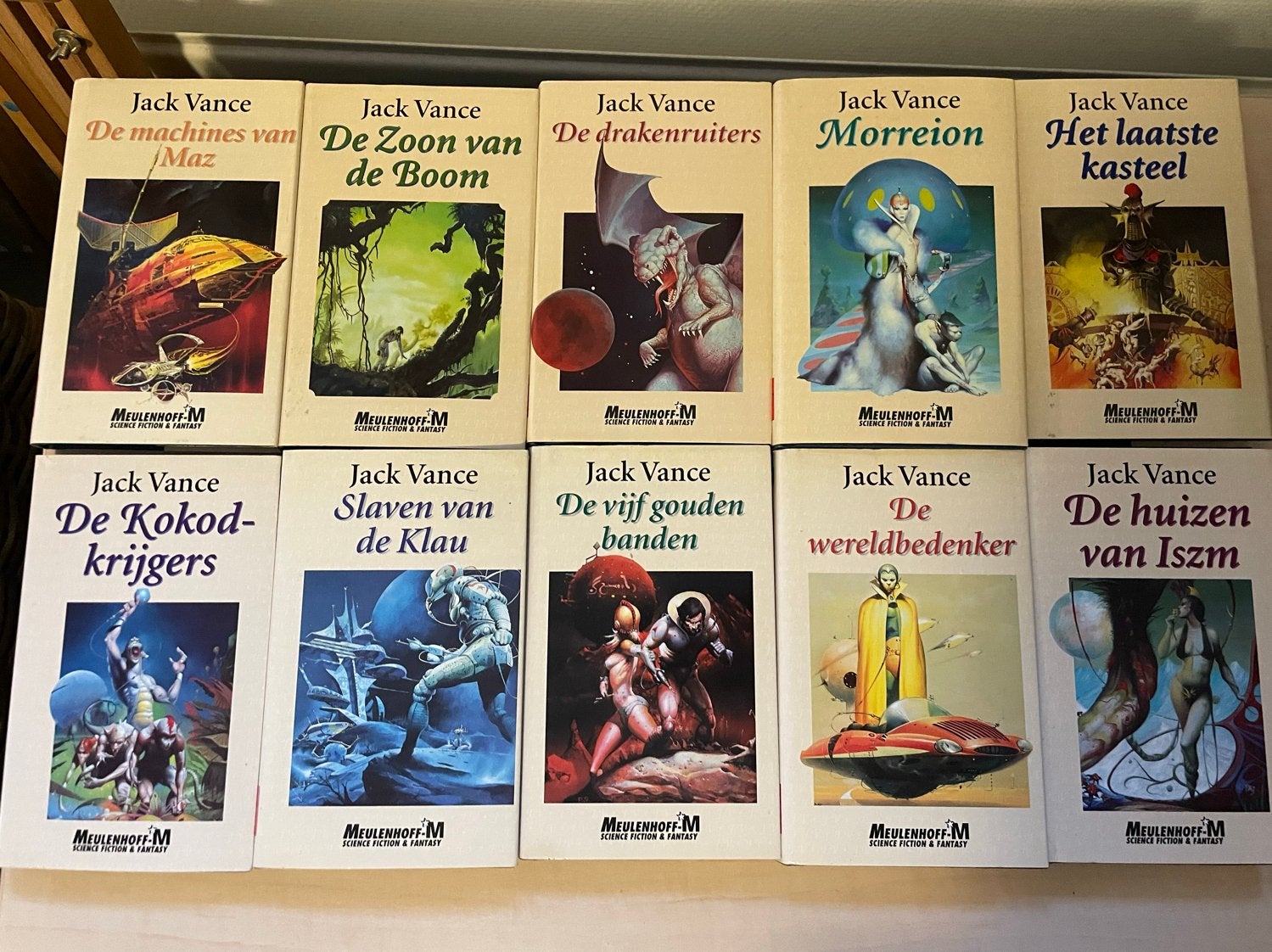 Jack Vance Sciencefiction & Fantasy Boeken (8 stuks), Ophalen of Verzenden, Gelezen