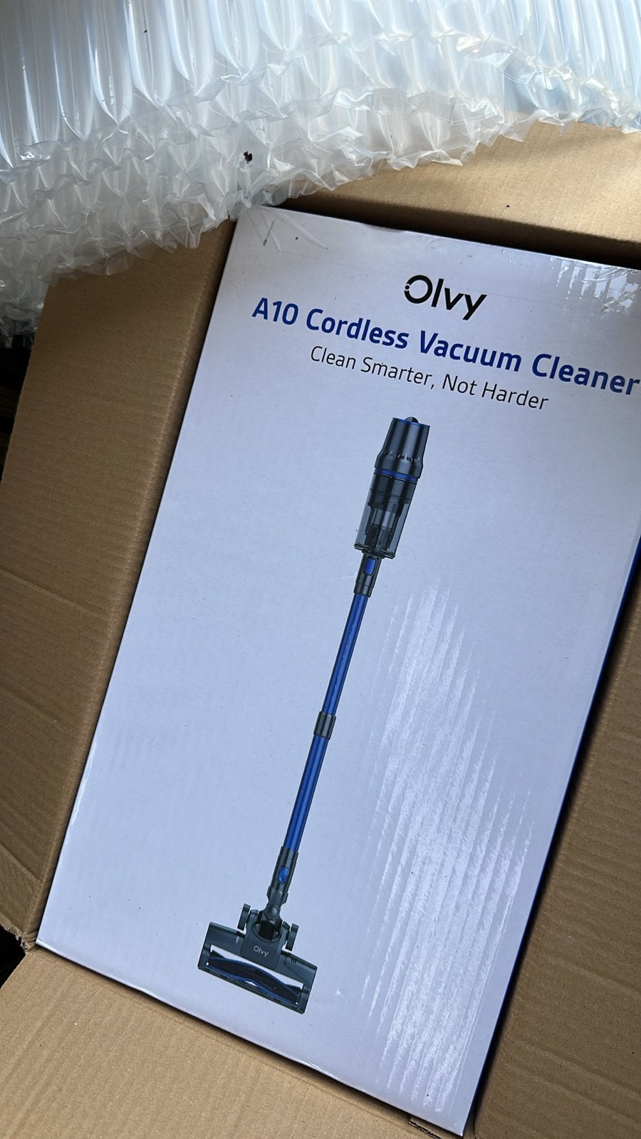 Olvy A10 Draadloze Stofzuiger met 1 nieuwe en 2 gebruikte ac, Witgoed en Apparatuur, Overige merken, Gebruikt, Draadloos, Ophalen of Verzenden