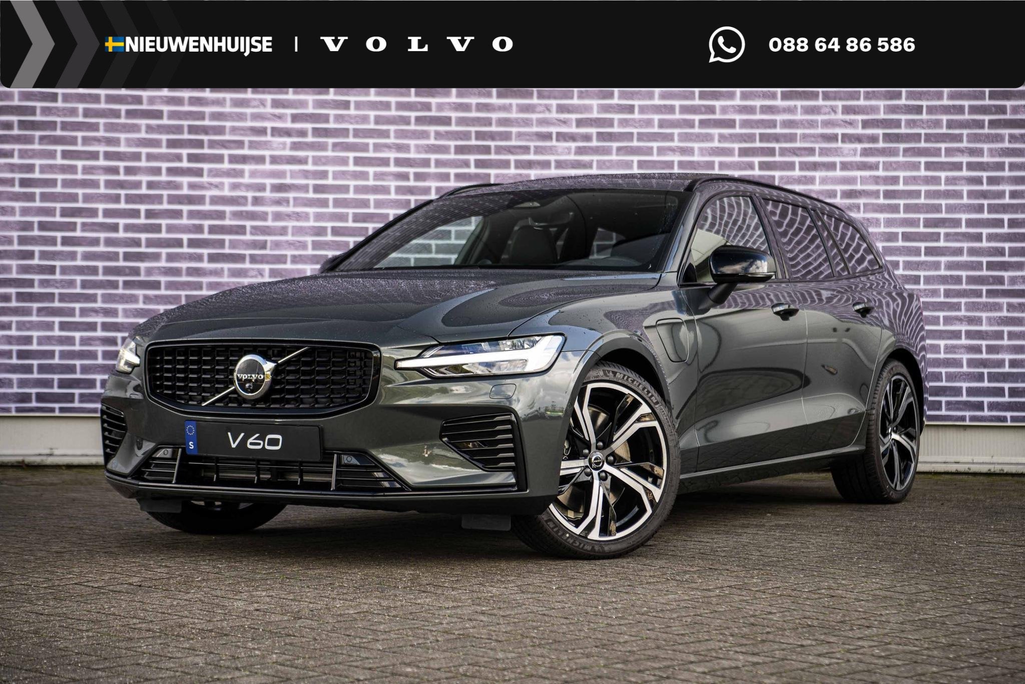 Volvo V60 2.0 T6 Plug-in hybrid AWD Ultra Dark | Panoramadak