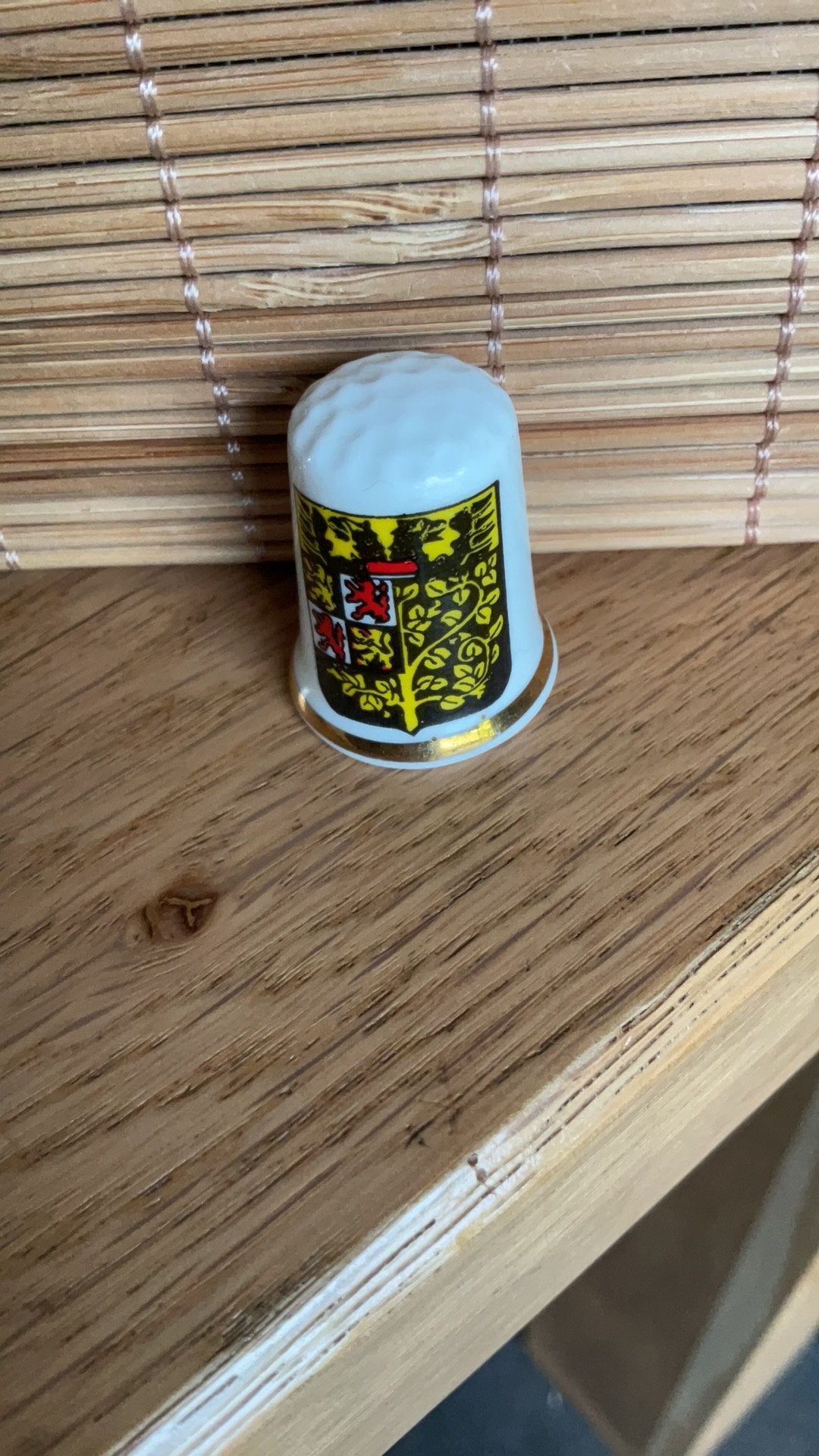 S Hertogenbosch vingerhoed vingerhoedje vingerhoedjes, Verzenden, Nieuw, Porselein, Nederland