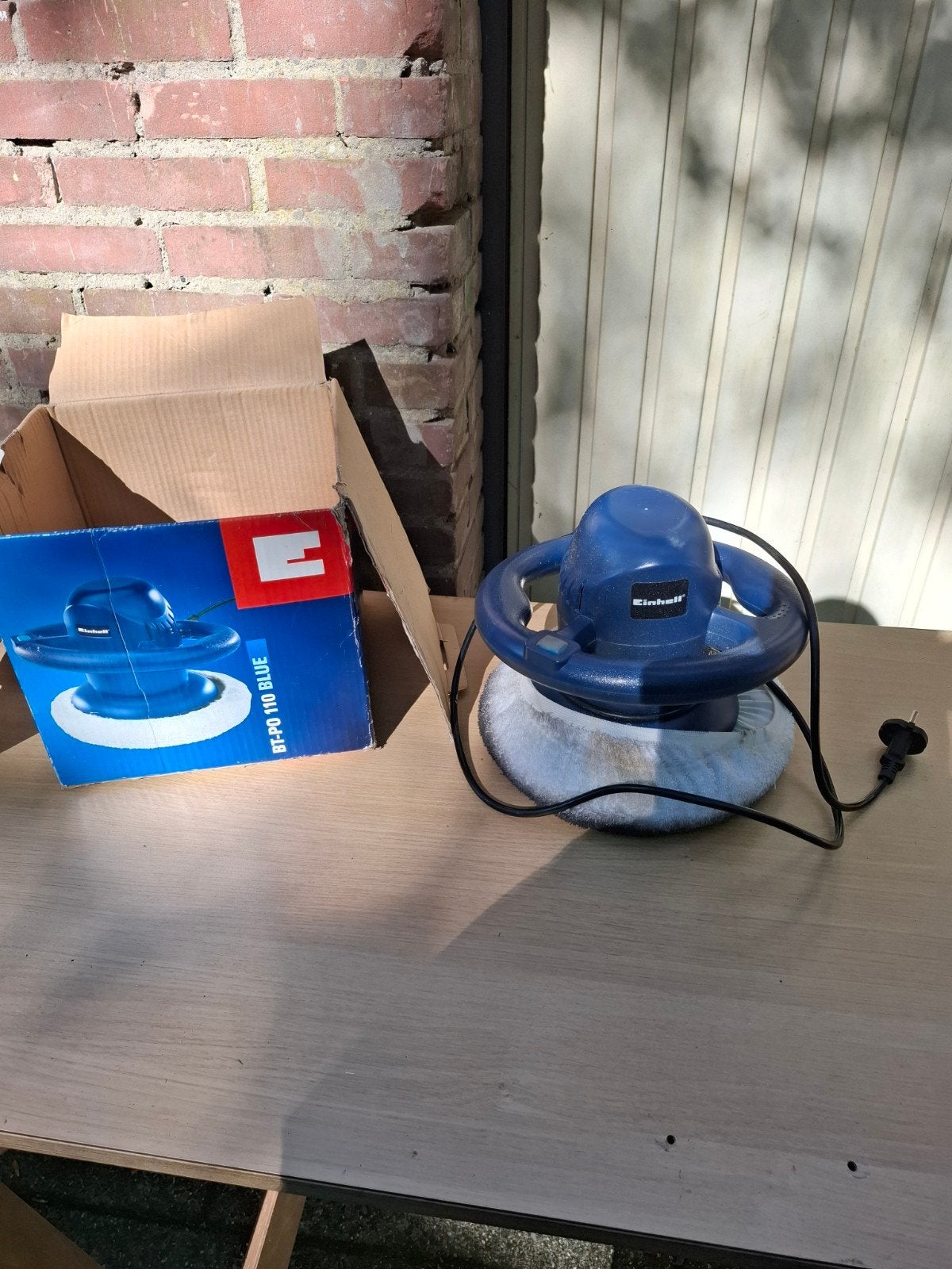 Einhell BT-PO 110 Blue Polijstmachine/Schuurmachine, Ophalen, Gebruikt, Minder dan 600 watt, Overige typen