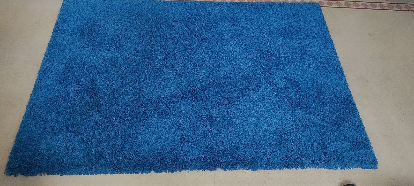 VLOERKLEED  HAMPEN    IKEA, Ophalen, 100 tot 150 cm, Blauw, Zo goed als nieuw