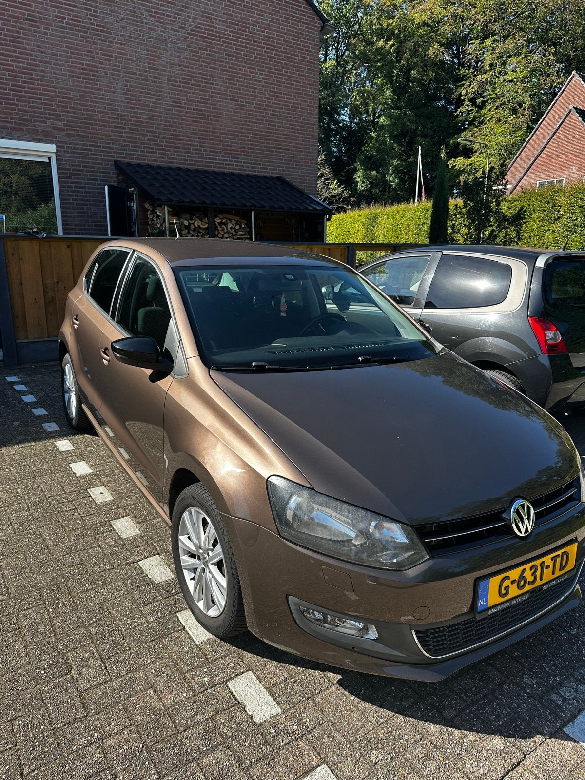 Volkswagen Polo 1.2 TSI 77KW 2012 Bruin, Auto's, Voorwielaandrijving, 40 €/maand, Zwart, Bruin