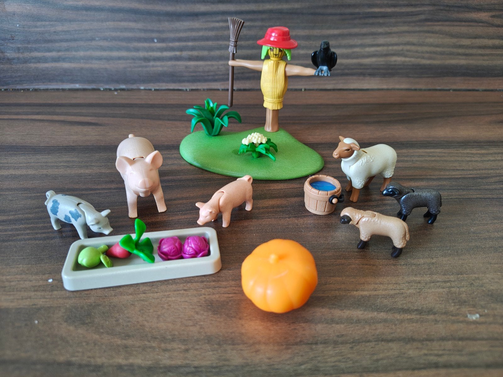 Playmobil Boerderij Set met Vogelverschrikker, Gebruikt, Complete set, Overige typen, Ophalen of Verzenden