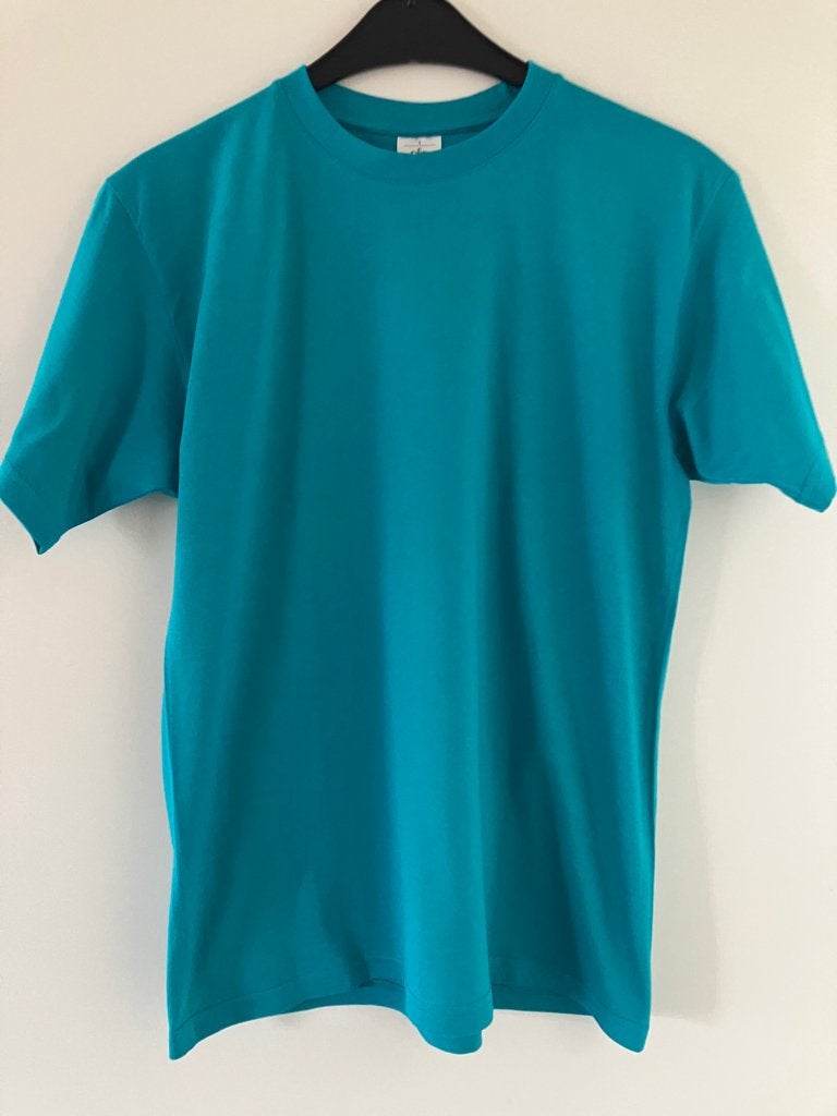 Petrol T-shirt met ronde hals Maat S   , Overige kleuren, B&C Collection, Ophalen of Verzenden, Zo goed als nieuw