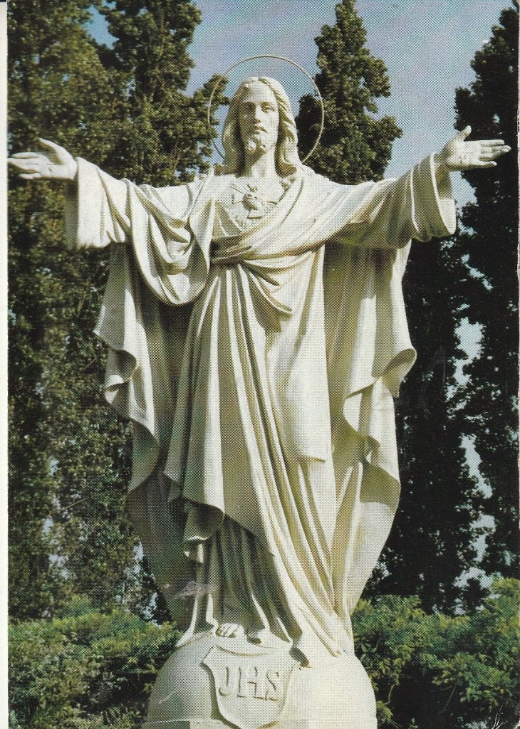 Vintage bidprentje Toewijding aan Christus' Hart, Ophalen of Verzenden, Gebruikt, Kaart of Prent, Christendom | Katholiek