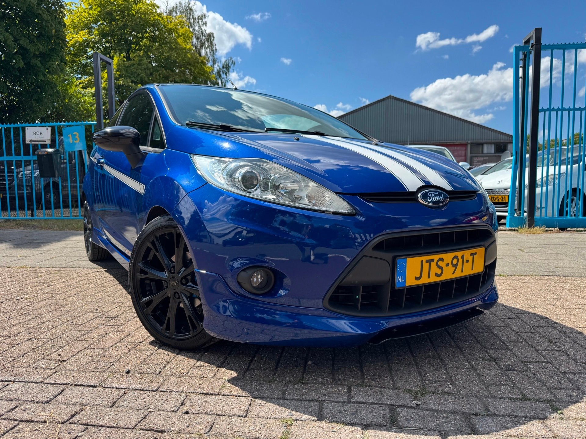 Ford FIESTA 1.6 Metal Clima Elek Pakket Lmv ST-Line 135 Pk, Auto's, Gebruikt, Zwart, 4 cilinders, Blauw