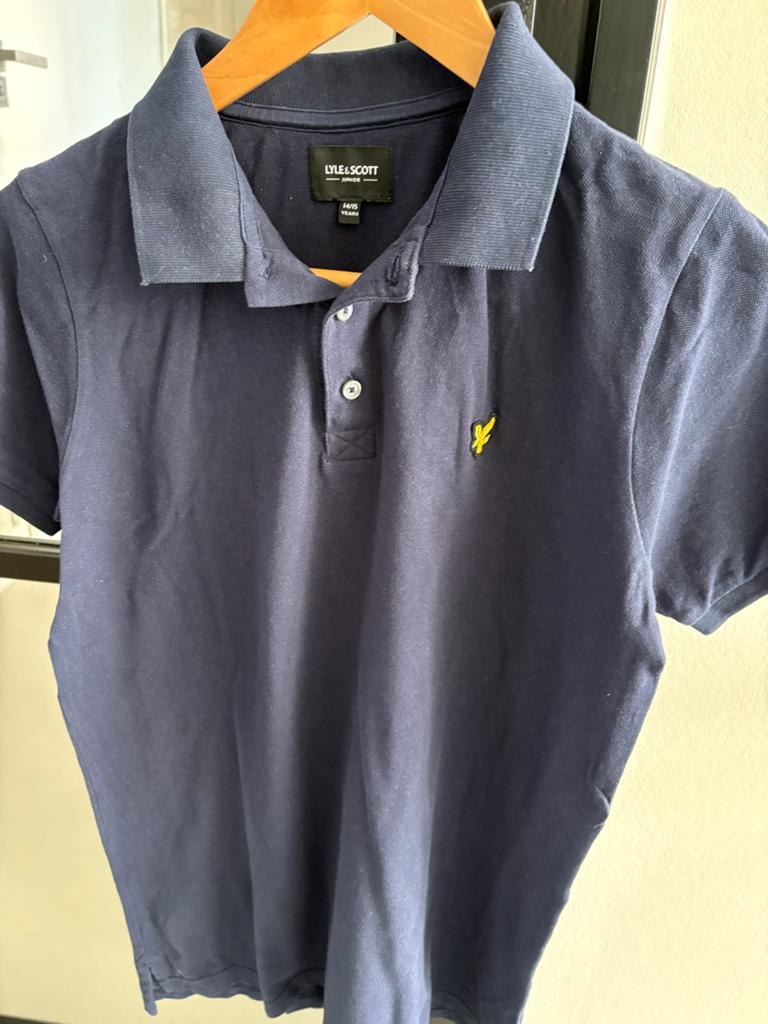 Lyle & Scott Junior Polo Shirt - Donkerblauw, Ophalen of Verzenden, Zo goed als nieuw