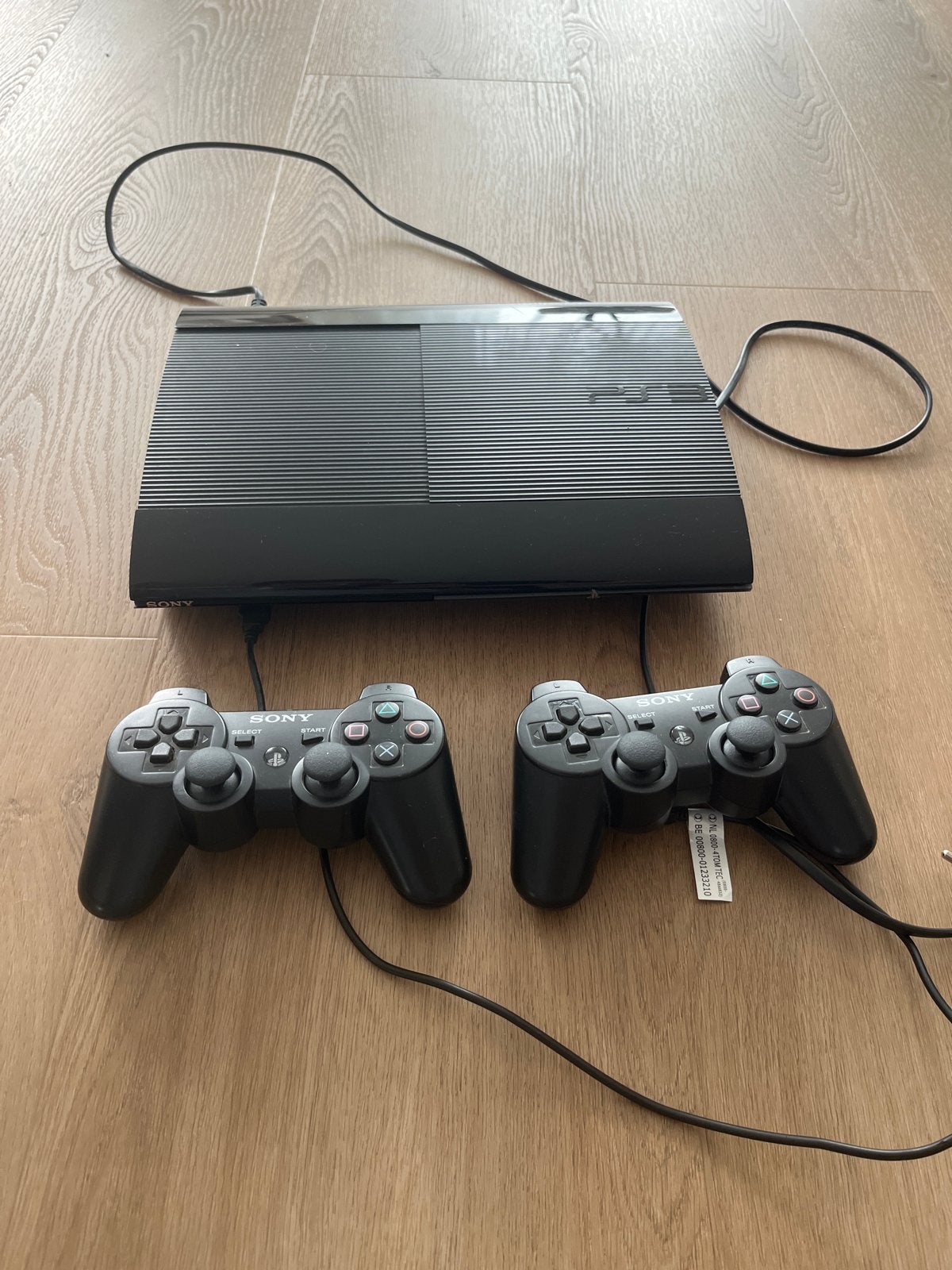 Sony PlayStation 3 Slim met 2 controllers, Met 2 controllers, Zo goed als nieuw, Slim, Met harde schijf