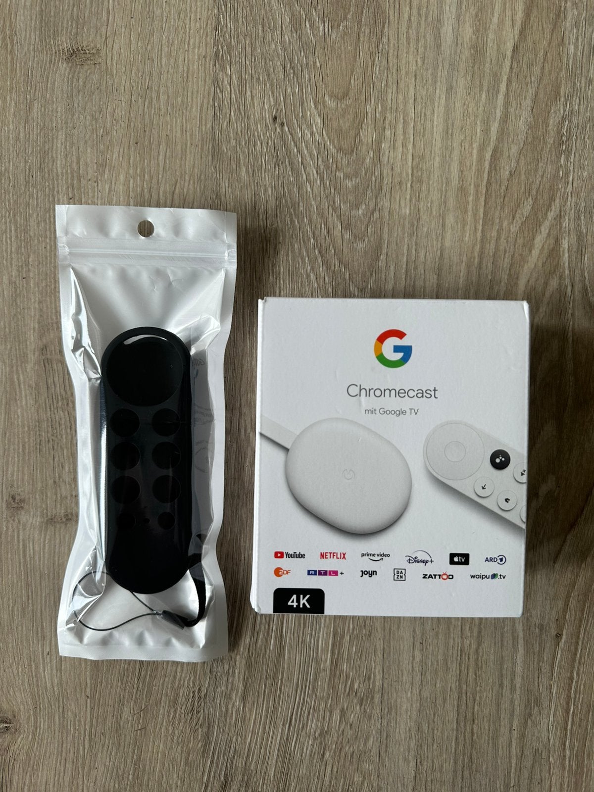 Google Chromecast 4K met Google TV - Compleet, Audio, Tv en Foto, Ophalen of Verzenden, Zo goed als nieuw